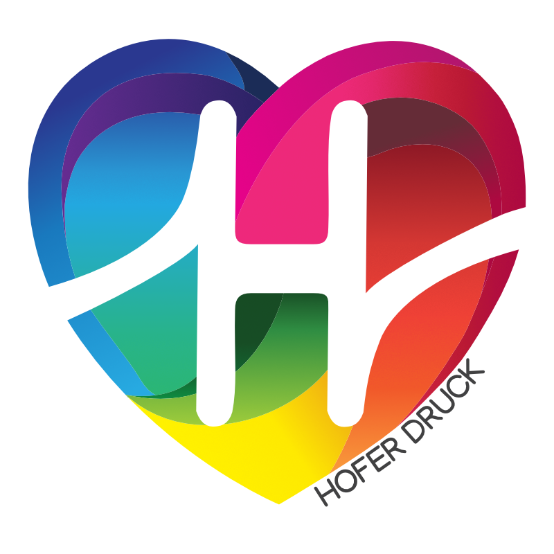 Hofer Druck Herz Logo